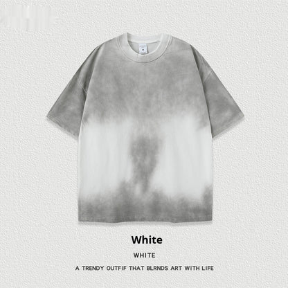 Retro Washed Short Sleeve Round Neck T-shirt