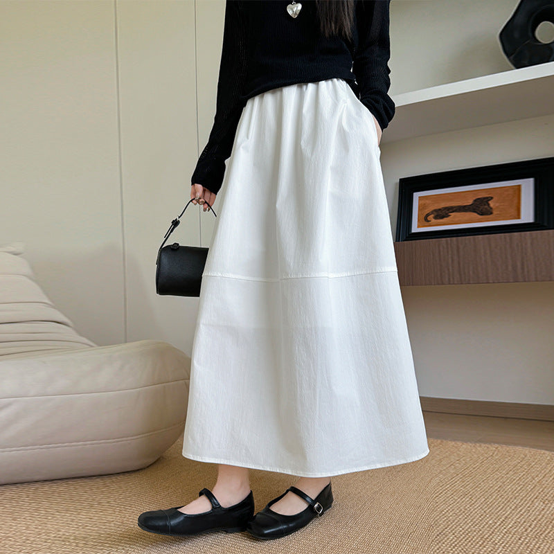 Summer High Quality Stitching Skirt Women