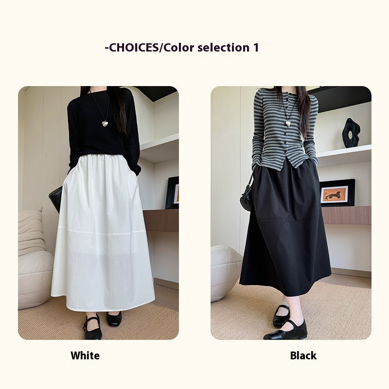 Summer High Quality Stitching Skirt Women