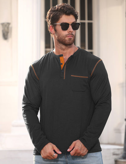 Long Sleeve Sweater Bottoming Men's Stand Collar Polo Shirt