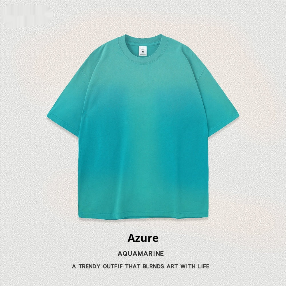 Retro Washed Short Sleeve Round Neck T-shirt