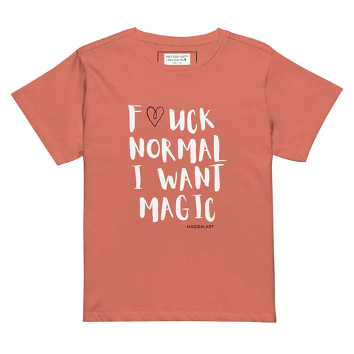 Women's t-shirt NORMAL I WANT MAGIC Women’s high-waisted t-shirt