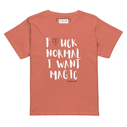 Women's t-shirt NORMAL I WANT MAGIC Women’s high-waisted t-shirt